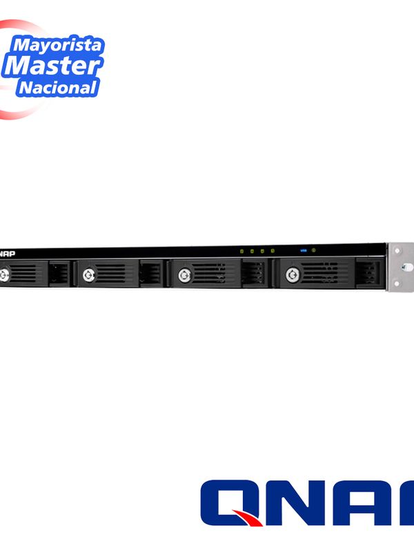 Caja De Expansion De Almacenamiento Qnap Tr-004u-us / 4 Bahias Frontales Sata 3.5 Pulgadas Y 2.5 Pulgadas / Montaje En Rack / Interconexion Via Usb / Compatible Con Nas Qnap Y Servidores Windows-mac