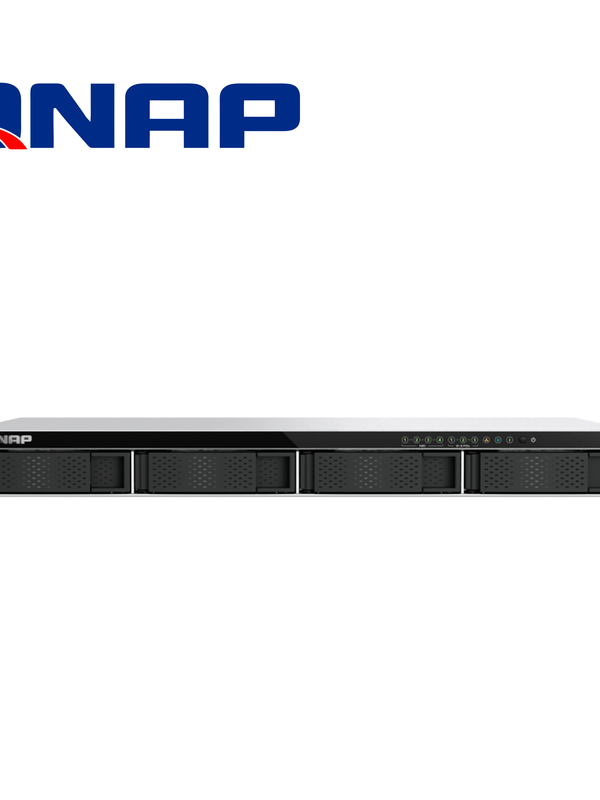 Nas Qnap Ts-h765eu-8g-us / Nas 1 Unida De Rack / 12 Pulgadas De Profundidad/ 4 Bahias Sata 3.5 + 3 E1s Pcie M2 2280 / Intel Atom X7405c 4 Nucleos / 8gb Ddr5 / 2 M2 Pcie Gen3 X1 / Red 25gbe