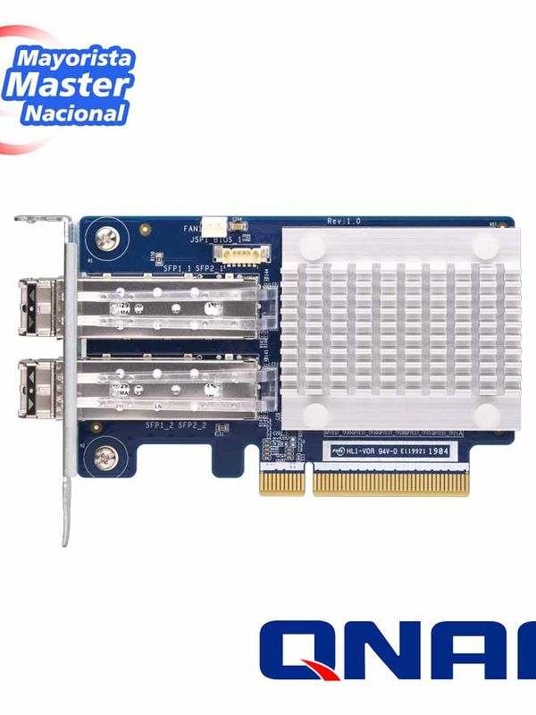 Tarjeta Host Bus Qnap Qxp-32g2fc / 32g Fibre Channel / Conectividad Ultrarrapida Para Entornos San / Incluye 2 Transceptores / Interfaz Pcie Gen3 X8 / Compatible Con Nas Qnap Verificar Compatibilidad