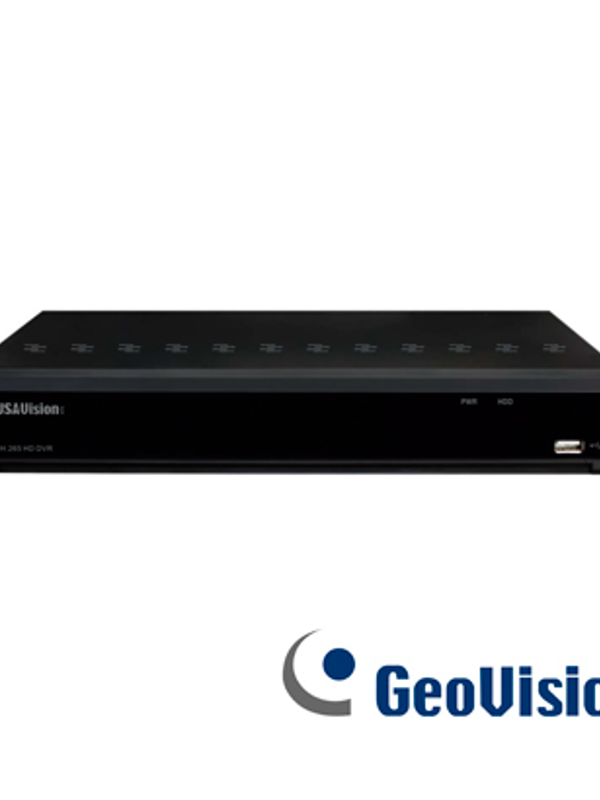 Xvr Pentahibrido Geovision Ua-xvl1610 16 Canales Analogicos + 4 Canales Ip / Soporta 5 Mp Ip Ahd Cvi Tvi Y Cbvs / Soporta 1 Disco Duro De 8tb / Soporta P2p Con App Gv-eye / Onvif / Compatible Con Plataformas Geovision Con Licencia Gv-vms 32ch-hd-dvr