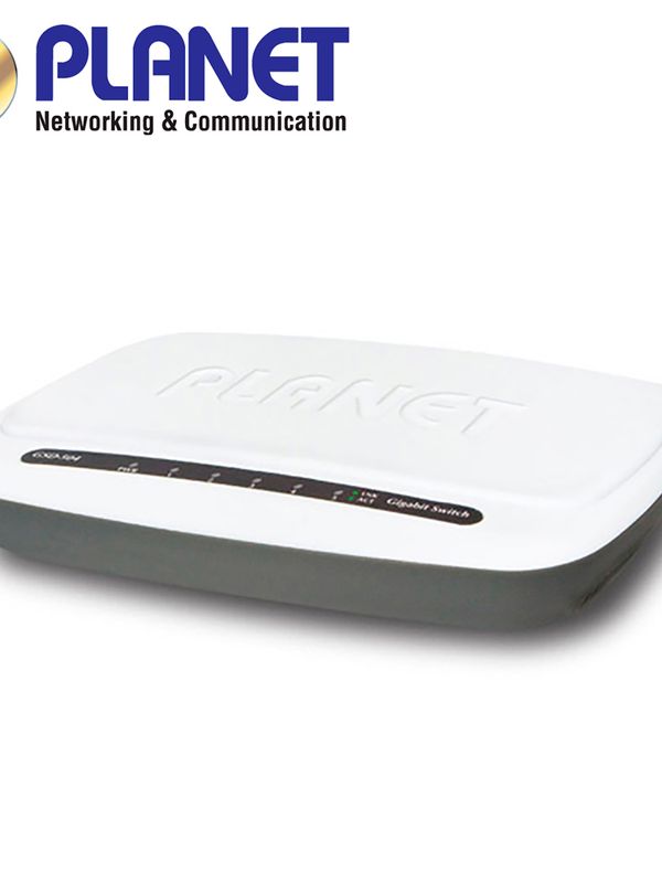 Switch No Administrable Planet Gsd-804 / 8 Puertos 10/100/1,000mbps / Plastico / Alimentacion 5vcd/1a