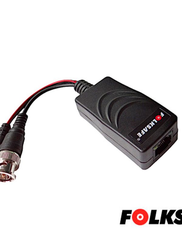 Trasceptor Hd Folksafe De Repuesto Para Ser Utilizado Con Los Combos Fs-hd4616vps-36, Compatible Con Todas Las Marcas De Camaras Con Formato Hd-tvi, Hd-cvi, Ahd Y Cvbs, Soporta Cableado Maximo Para Video Ahd 2mp 250mts, Cableado Maximo Para Alimentacion A Camara Es De 305mts, Cuenta Con Proteccion De Descargas De 2kv En Entrada/salida De Video
