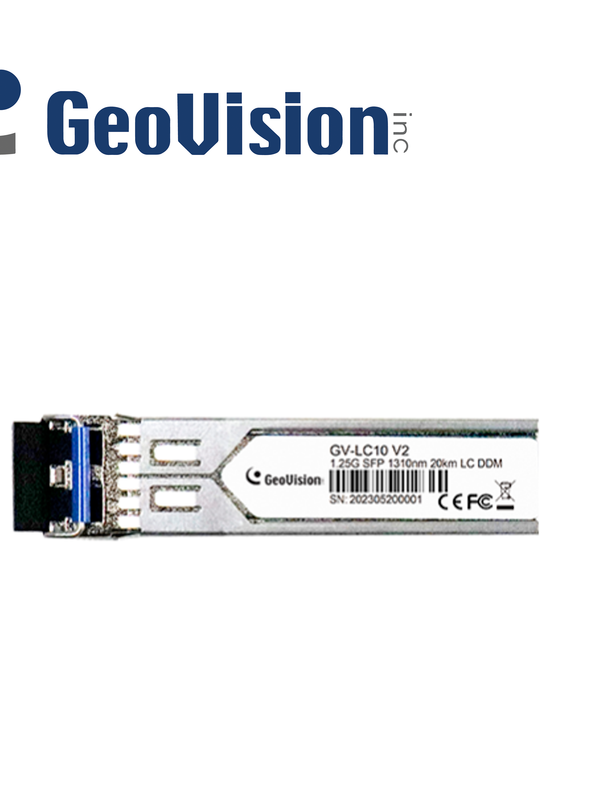 Transceptor Lc Geovision Ieee 802.3z 1000 Base Sx / Lx Sfp Compatible Con Switch De Otra Marca Con Puerto Sfp Lc