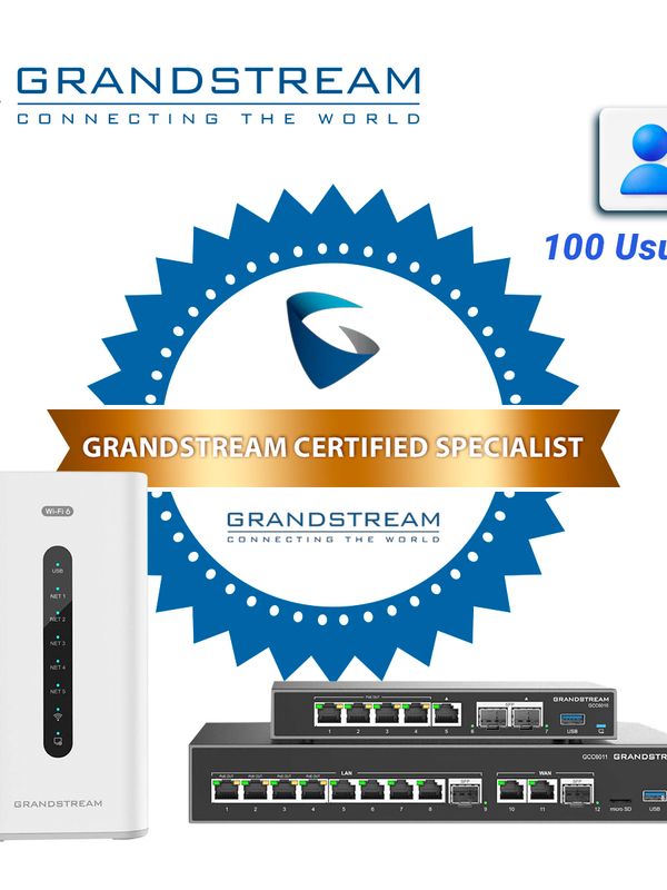 Licencia De Actualizacion Ip-pbx Gcc-uc-100 License Grandstream De 12 Usuarios / 4 Llamadas Concurrentes A 100 Usuarios / 24 Llamadas Concurrentes