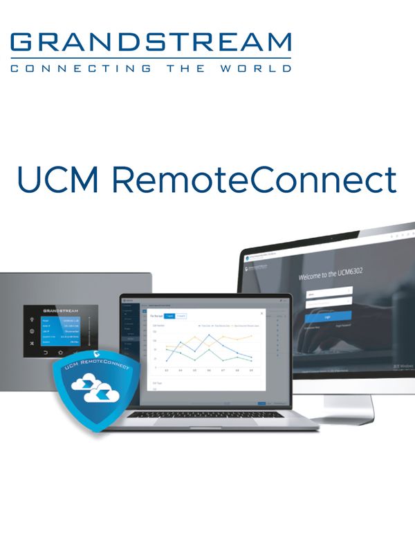 Suscripcion Grandstream Ucmrc-soho Ucm Remote Connect Plan Anual Para 20 Registros, 4 Sesiones