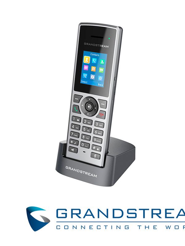 Telefono Ip Inalambrico Dect Grandstream Dp722 / 20 Lineas / 20 Cuentas Sip / Conferencia 3 Vias Compatible Base Dp750/dp752 / Pantalla A Color 1.8 Pulgadas / Voz Full Hd / 250 Hrs En Espera / Inlcuye 2 Baterias