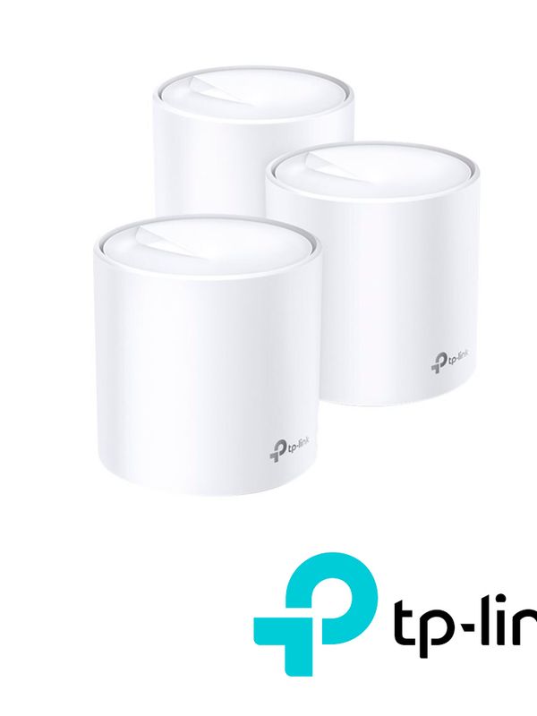 Sistema Wi-fi 6 Mesh Tp-link Deco X20(3-pack) Ax1800 Dual Band, Hasta 150 Equipos, Hasta 500m2 Compatible Alexa
