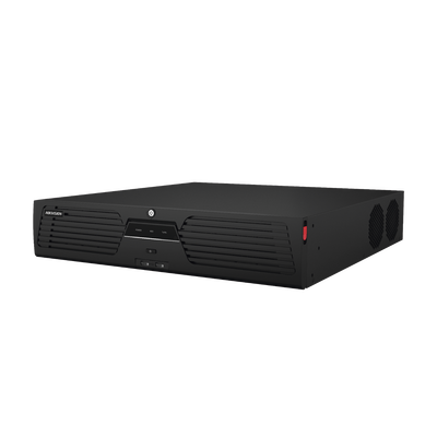 NVR IP / 64 Canales / 32 Megapixel (8K) / AcuSense / ANPR / 8 Bahías HDD / RAID Hot Swap / Dual HDMI 8K / POS / Alarmas I/O