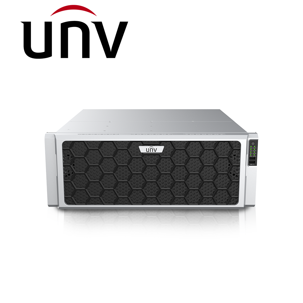 NVR824-256-R-IX2-16G NVR 256-CANALES / UNV NVR824-256-R-IX2-16G / 12MP / 24HDD-HASTA-16TB / 2HDMI-4K+VGA-1080-INDEPENDIENTES / ANALITICAS / SMART-BY-NVR / SMART-INTRUSION-PREVENTION / METADATOS / DETECTION-BY-IPC / METADATOS / ULTRA-MOTION-DETECTION / PEOPLE-COUNTING / DETECCION-TEMPERATURA / NDAA / 4PUERTOS-RJ45-10-100-1000 / ALARMA-24IN8OUT / AUDIO-1IN1OUT / 768MBPS / HOTSWAP / RAID 0/1/5/6/10/50/60 / SERIE PRO / ULTRA265