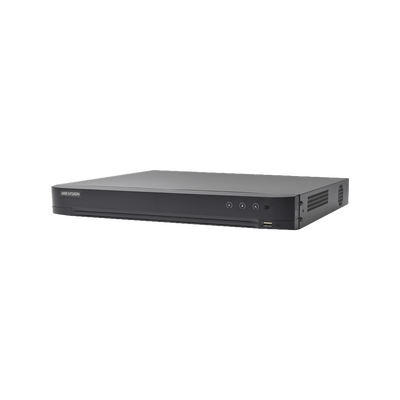 [Audio Bidireccional] DVR 32 Canales TurboHD + 8 Canales IP / 5 Megapixel Lite - 3K Lite / Acusense / Reconocimiento Facial / Audio por Coaxitron / 2 Bahías de Disco Duro / H.265+ / Salida de Video en Full HD