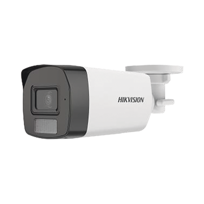 [Dual Light + ColorVu] Bala TURBOHD 3K (5 Megapixel) / Lente 2.8 mm / 40 mts IR + 40 mts Luz Blanca / Gran Angular 104.5° / Exterior IP67 / Micrófono Integrado / dWDR / 4 Tecnologías