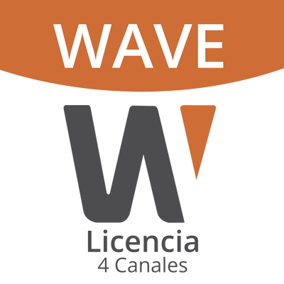 Licencia Wisenet Wave Para 4 Canales de Grabador Hanwha