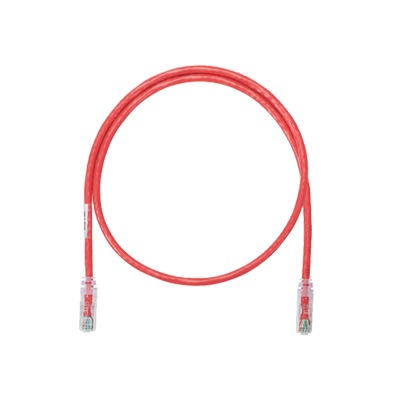 Cable de Parcheo UTP Categoría 6, con Plug Modular en Cada Extremo - 4.3 Metros (14.11 Pies) - Rojo