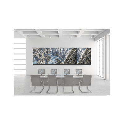 Kit Videowall 4x2 / Incluye 8 Pantallas de 55 / Decoder / Base de Pared