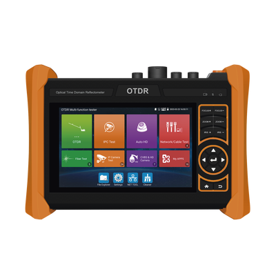 Tester Profesional OTDR y Video | Fibra Óptica | Cámaras IP | Cableado y Redes| Pantalla 5.4 Táctil | Soporta 4K/8K | HDMI/VGA | Medidor Potencia Óptica | Alcance 150KM | Localizador Fallos VFL | PoE Integrado | WiFi | In
