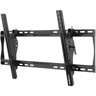 Montaje de pared Universal con inclinacion para Pantallas de 40 a 75 / Inclinación +15° a -5° / Capacidad Carga 79 kg / Sistema Hook-and-Hang Instalación Individual
