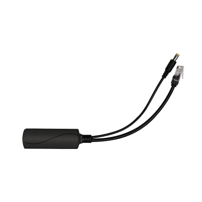 Splitter PoE / IEEE 802.3af/at / 30W / Puerto Gigabit / Salida DC 12V 2A / Indicadores LED / 95x26x20 mm (3.74x1.02x0.79 in)