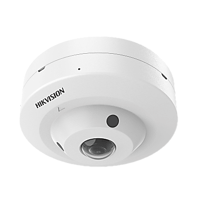 Cámara Fisheye TurboHD 3K / 2960x1665 / Lente 1.8 mm / 180° FOV / Audio y Micrófono / Luz Dual IR y Luz Blanca 10 metros / Exterior IP67 / Antivandalismo IK08