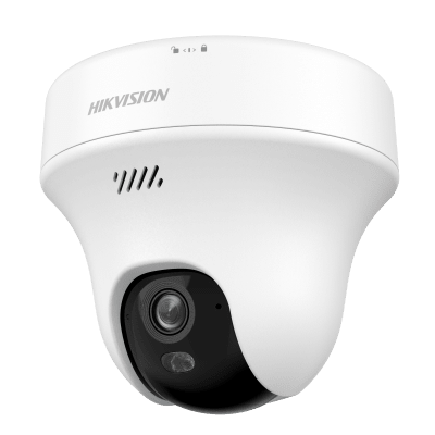 Turret PT IP 3 Megapixel (2K) Megapixel / Lente 2.8 mm / Dual Light (10 mts IR + 10 mts Luz Blanca) / Wi-Fi 6 / Interior / ACUSENSE / dWDR / H.265 / Audio Bidireccional (Micrófono y Bocina) / 5 VCD