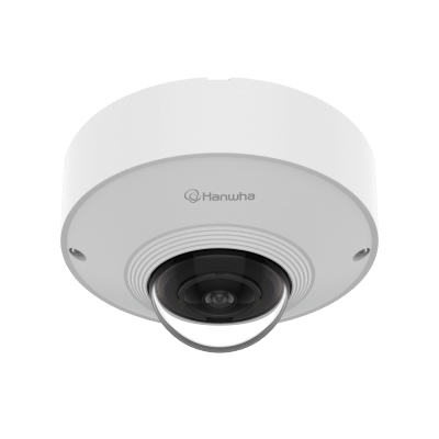 Cámara Fisheye AI 12MP / 1/1.6 CMOS / Lente Fijo 1.76 mm / WDR 120dB / IP66 IK10 NEMA4X / Detección de Personas y Vehículos / Compatible con H.265 H.264 MJPEG / PoE
