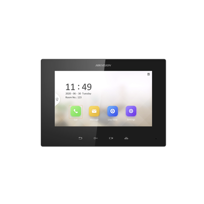 Monitor IP Lite TOUCH 7 para Videoportero IP / Vídeo en Vivo / PoE Estándar / Apertura Remota / Llamada Entre Monitores / Audio de dos vías