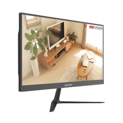 Monitor VA LED Full HD (1920 X 1080) de 23.8 / Ideal para CCTV, Oficina y Hogar / Entrada HDMI-VGA / Montaje VESA (100 X 100) / Uso 24/7 / Backlight E-LED / Ultra Delgado