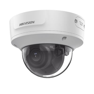 Domo IP 2 Megapixel / Lente Mot. 2.8 a 12 mm / 40 mts IR EXIR /Exterior IP67 / IK10 / WDR 120 dB / PoE / ACUSENSE (Evita Falsas Alarmas) / Entrada y Salida de Audio y Alarma / MicroSD / ONVIF / ACUSEEK