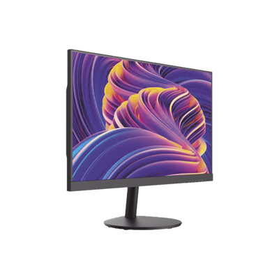 Monitor LED FullHD (1080p) de 24 / Ideal para CCTV, Oficina y Hogar / Entrada HDMI-VGA-BNC / Montaje VESA ( 75 X 75) / Uso 24/7 / Backlight E-LED / Ultra Delgado