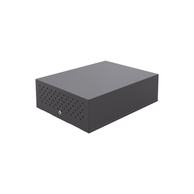 Gabinete Metálico de Seguridad para DVR/NVR. Tamaño Max. de DVR/NVR: 440 x 177 x 462 mm (An. x Al. x Prof.)