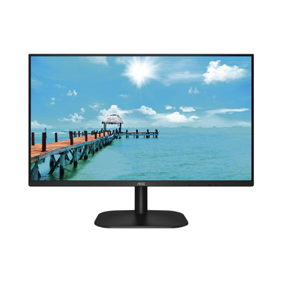Monitor LED de 27 VESA, Resolución 1920 x 1080 Pixeles, Entradas de Video VGA / HDMI. Panel IPS LCD Backlight LED. Ultra Delgado