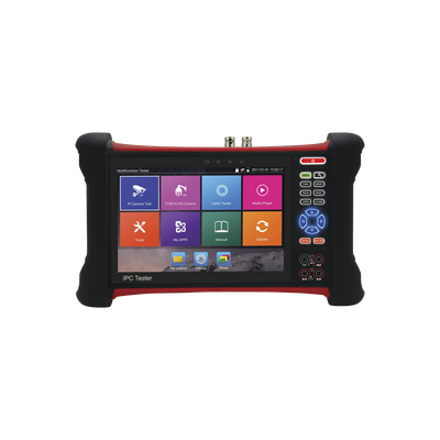 Probador de Vídeo Android con Pantalla LCD de 7 para IP ONVIF / HD-TVI 8MP (TurboHD) / Análogo, ONVIF, Wi-Fi, Scanner IP, WiFi, entrada HDMI