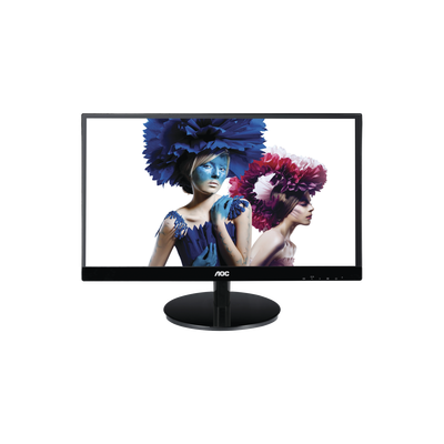 Monitor LED de 27, Resolución 1920 x 1080 Pixeles con Entradas de Video VGA / HDMI con MHL / Displayport. Panel IPS con Marco Esbelto y Bocinas Integradas