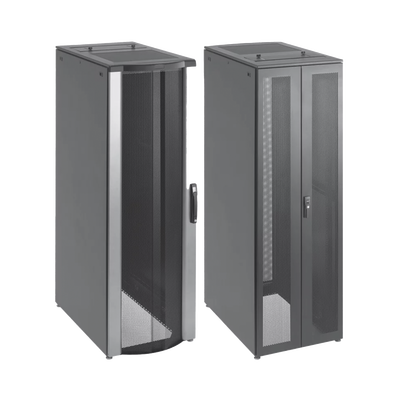 Gabinete de Telecomunicaciones de 42 UR ProLine FloTek, 600 mm de Ancho, 1000 mm de Profundidad, Color Negro