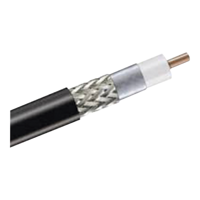 Carrete de 305 Metros (1000 Pies) de Cable Coaxial Tipo RG-8 50 Ohms C/Conductor de Aluminio Recubierto de Cobre EstaÑado y Malla D/ de Aluminio Recubierto Cobre EstaÑado