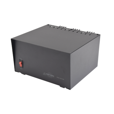 Fuente de Poder Lineal / 13.8 Vcc 20 A / Regulación Electrónica / Protección Sobrecarga / Disipador Térmico / Radios 50W