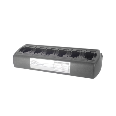 Multicargador rápido (6 Cavidades) de escritorio para radio Motorola EP350 para batería PMNN4080R