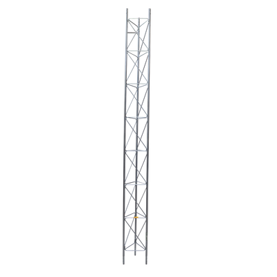 Tramo de Torre Arriostrada de 3m x 45cm, Galvanizado por Electrólisis, Hasta 60 m de Elevación. Zonas Secas.