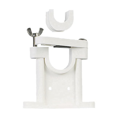 Soporte para antenas de 1 1/2 , 1 1/8 y 1 de diametro, utilizando el adaptador incluido.