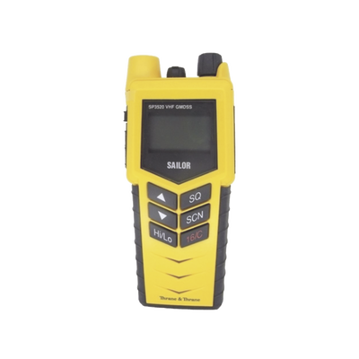 Radio VHF Portátil / GMDSS / IP67 Waterproof / Batería Dual / Conectividad Externa / Display con Retroiluminación Roja