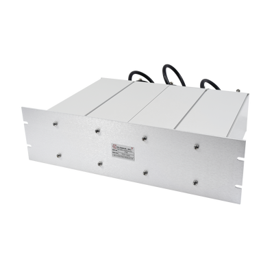 Preselector de 148-174 MHz, 4 Cavidades Cuadradas de 4 por Lado, 2 MHz de Ancho de Banda, Montaje de Rack, N Hembras.