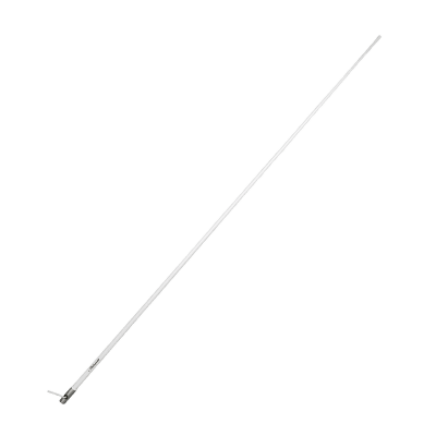 Antena Marina VHF de Fibra de Vidrio / Para Uso en Embarcaciones / Ganancia de 6 dB / 50 Watts / Base de Acero Inoxidable