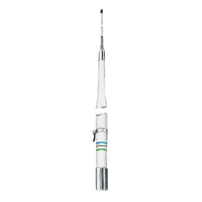 Antena Marina Base HF / 2-30 MHz / Armado en 2 Secciones / Para Facilidad de Embarque / Potencia de Entrada de 1 kW / Rosca de 1-1/4