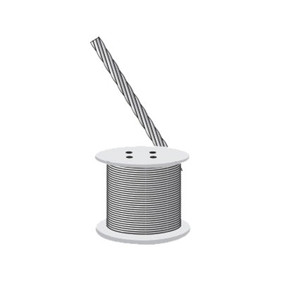 Cable de retenida 5/16, 3629 kg de resistencia (Precio por Metro).