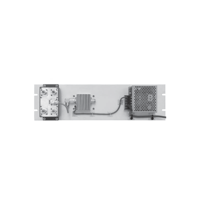 Multiacoplador de 300-400 MHz, 4 Salidas, 40 MHz y 0-18 dB de Ganancia.