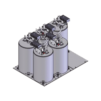 Combinador SINCLAIR, 6 Canales, 430-470 MHz, Montaje en Rack 19, 100 kHz, 125 Watt, N Hembras.