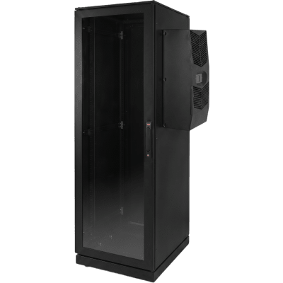 Gabinete de Telecomunicaciones ProLine V/D, 700 mm de Ancho, 800 mm de Profundidad, Compatible Con Aire Acondicionado Tipo G28, 42 UR, Color Negro