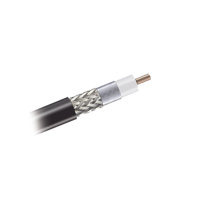 Cable Coaxial 90% de Blindaje, Certificación RoHS, Conductor de Cobre Revestido de Aluminio, 50 Ohms, Carrete de 300 Metros (984.25 Pies)