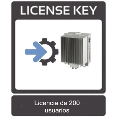 Licencia de 200 usuarios para Estación base BS422