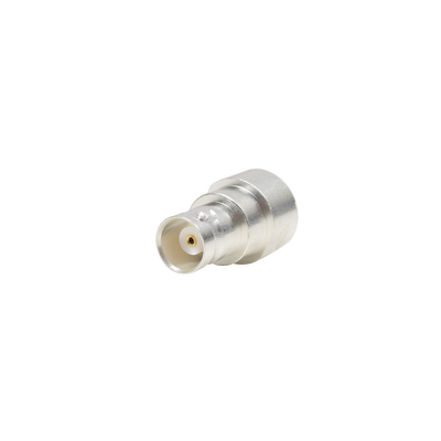 Adaptador UNIDAPT Hembra a BNC Hembra. Plata / Oro / Teflón.