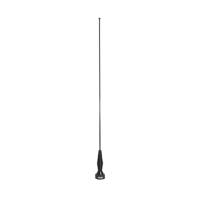Antena móvil VHF / UHF, ajustable en campo, rango de frecuencia 136-940 MHz, Color Negro